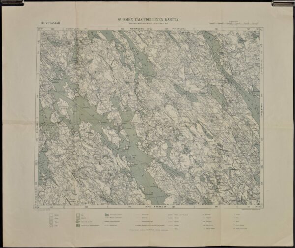 Viitasaari – Suomen taloudellinen kartta (1941)