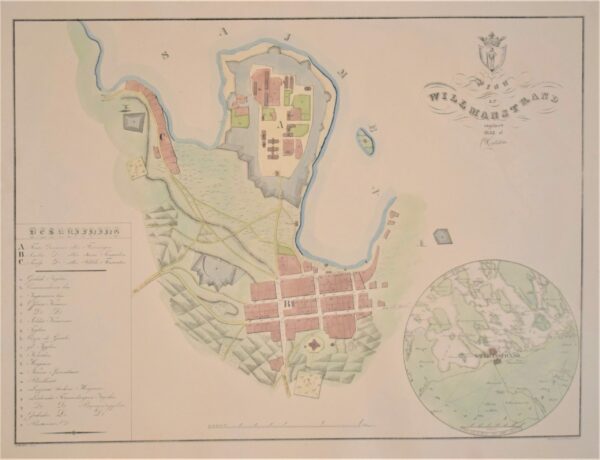 C. W. Gyldén Plan af Willmanstrand (1838)