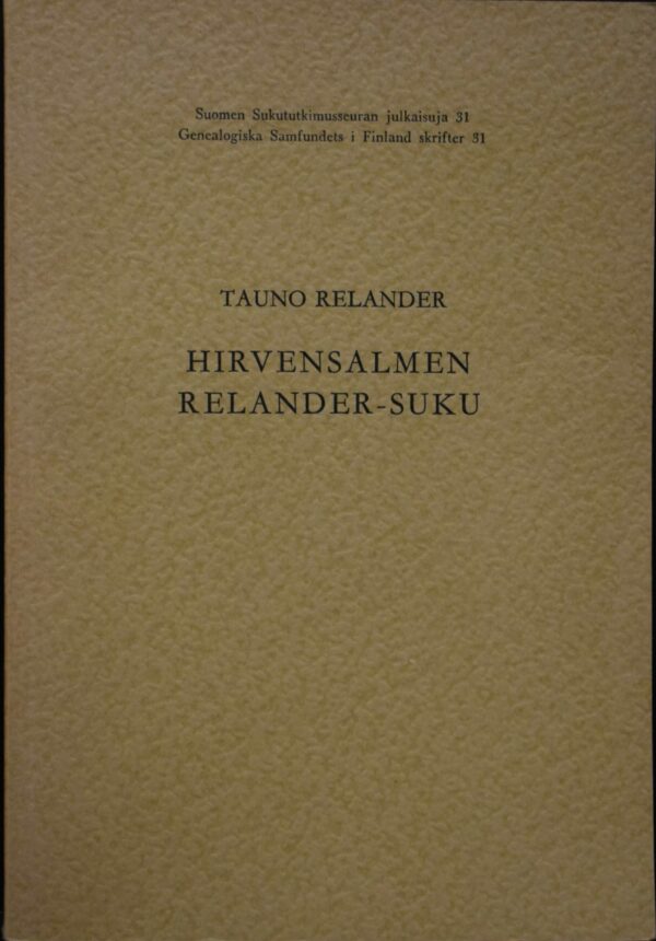 Hirvensalmen Relander-suku