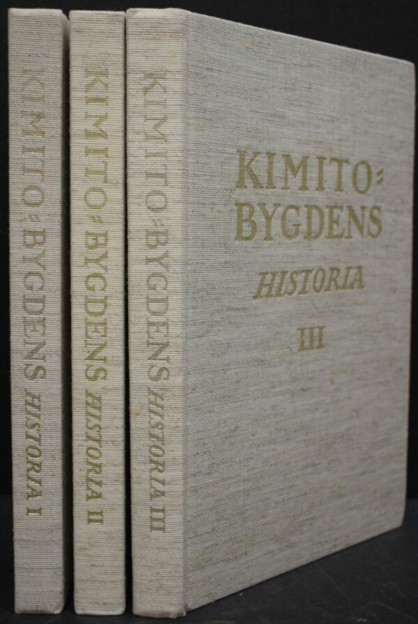 Kimitobygdens historia I-III