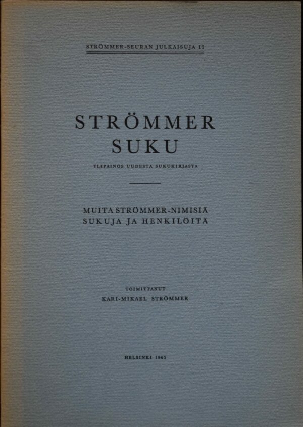 Strömmer suku