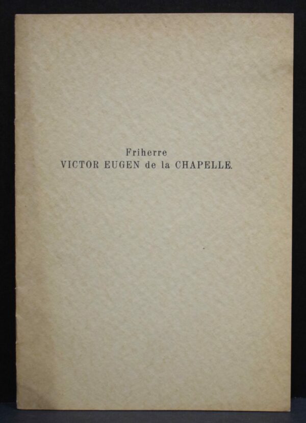 ESTER VON FRENCKELL Friherre Victor Eugen de la Chapelle (1932)