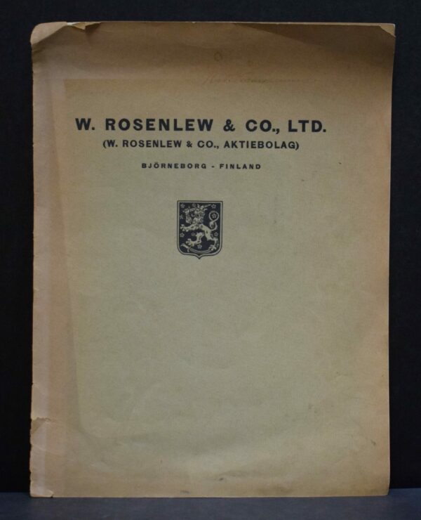 W. Rosenlew & Co., Ltd.