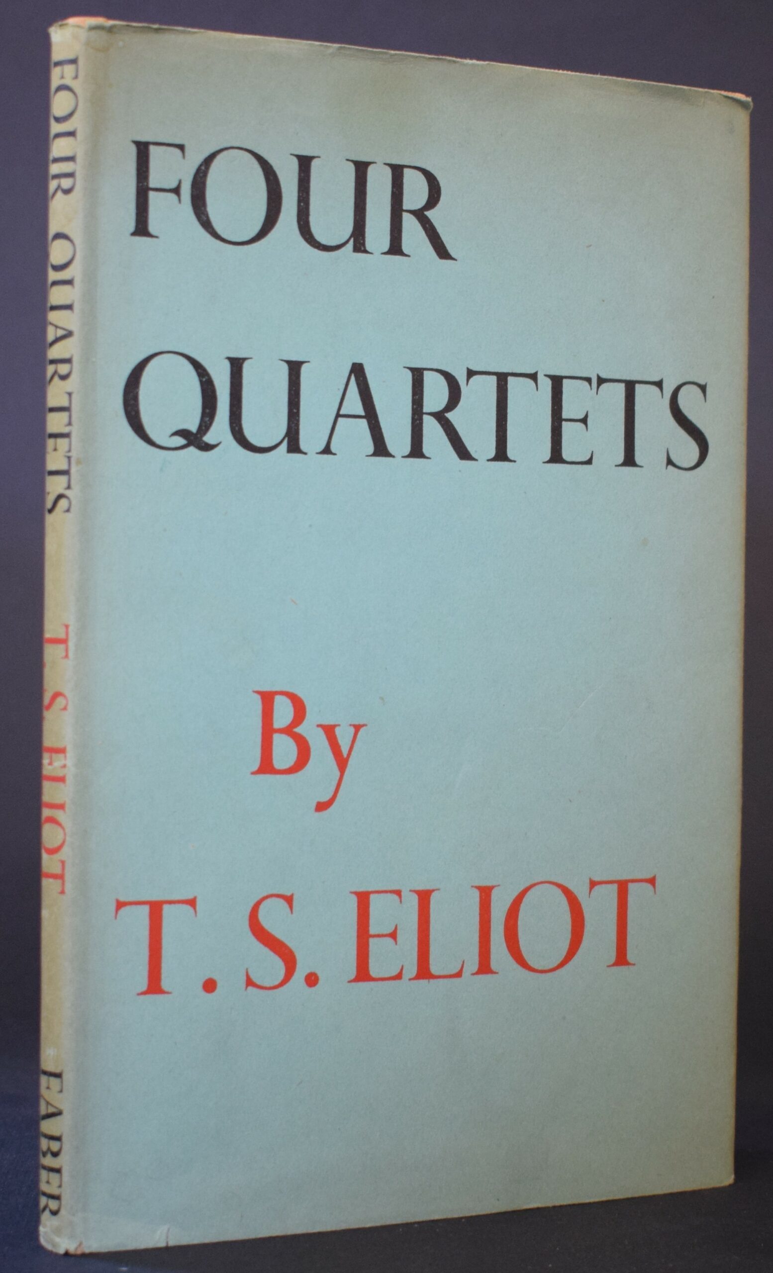 T S Eliot Four Quartets 1955 C Hagelstam Antiquarian Bookstore