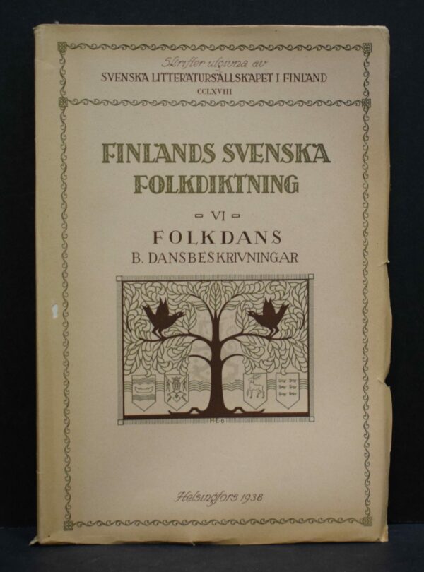 Finlands svenska folkdiktning VI. Folkdans