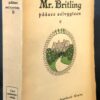 H. G. Wells Mr. Britling pääsee selvyyteen (1.p.)