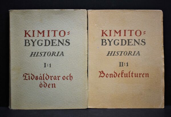 Kimitobygdens historia I-II