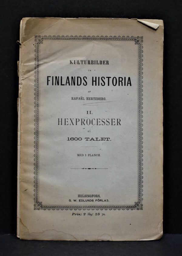 Kulturbilder ur Finlands historia II. hexprocesser på 1600 talet
