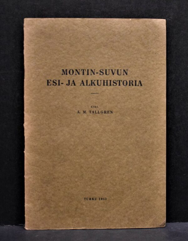 Montin-suvun esi- ja alkuhistoria