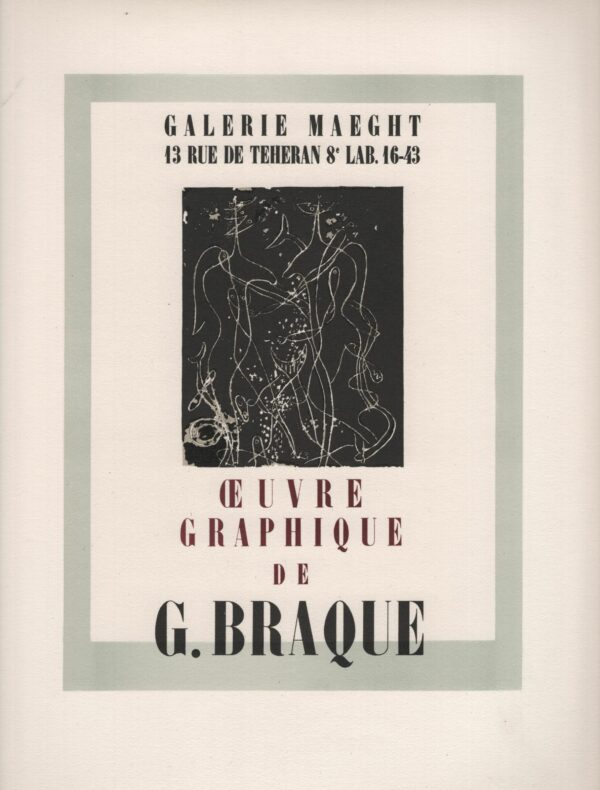 Georges Braque Œuvre Graphique Galerie Maeght (1947)