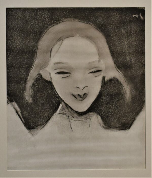 Helene Schjerfbeck: Leende flicka - Petite fille que rit (1945)