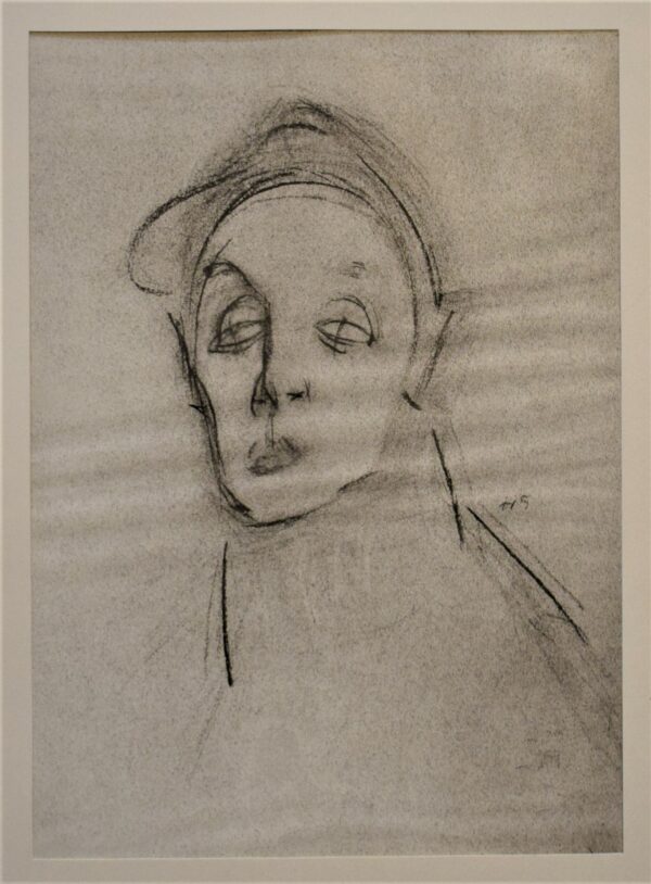 Helene Schjerfbeck: Självporträtt - Portrait de l'artiste (1945)
