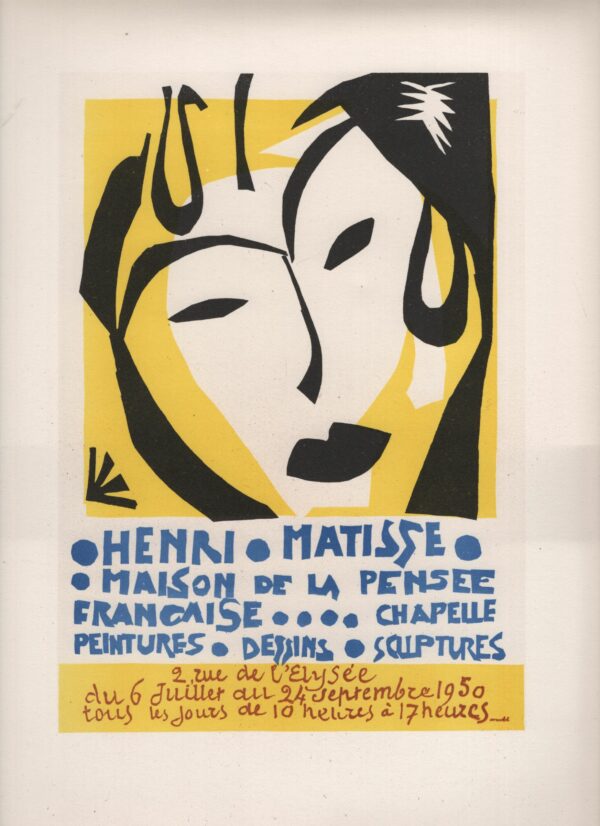 Henri Matisse Maison de la Pensée française (1950)