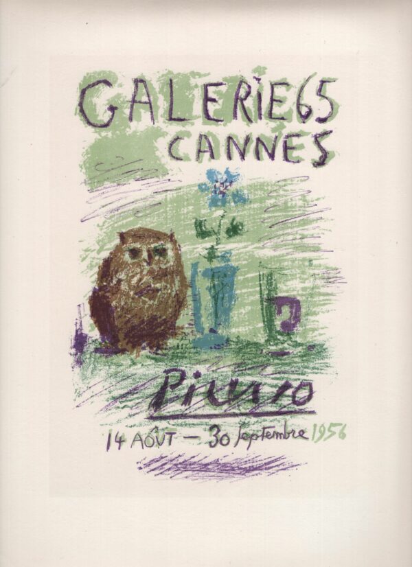 Pablo Picasso Exposition Picasso, Galerie 65 (1956)