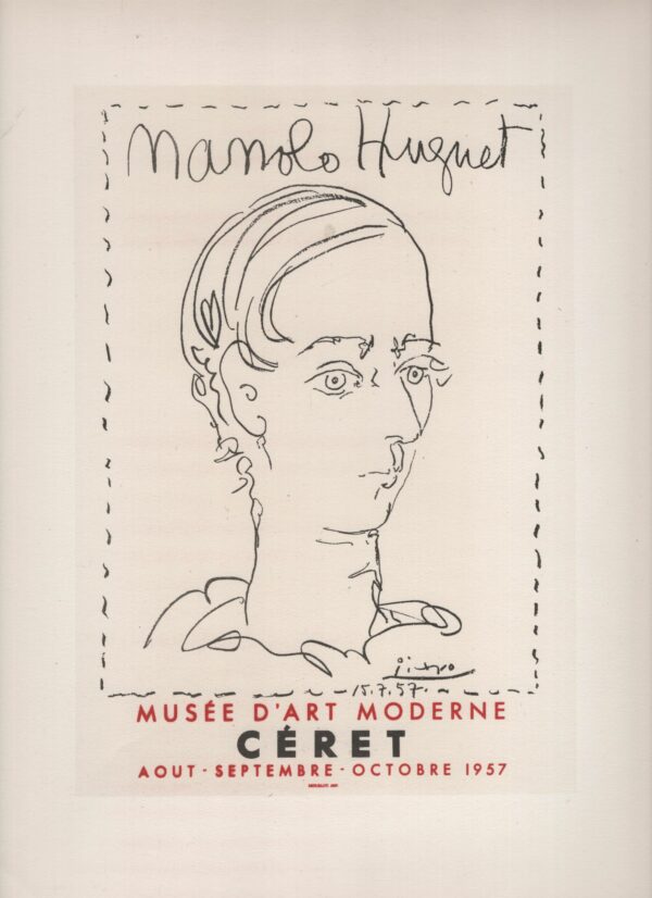 Pablo Picasso Manolo Hugnet, Musée d'Art moderne (1957)