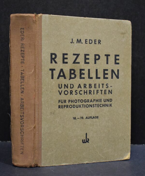 Rezepte, Tabellen und Arbeitsvorschriften