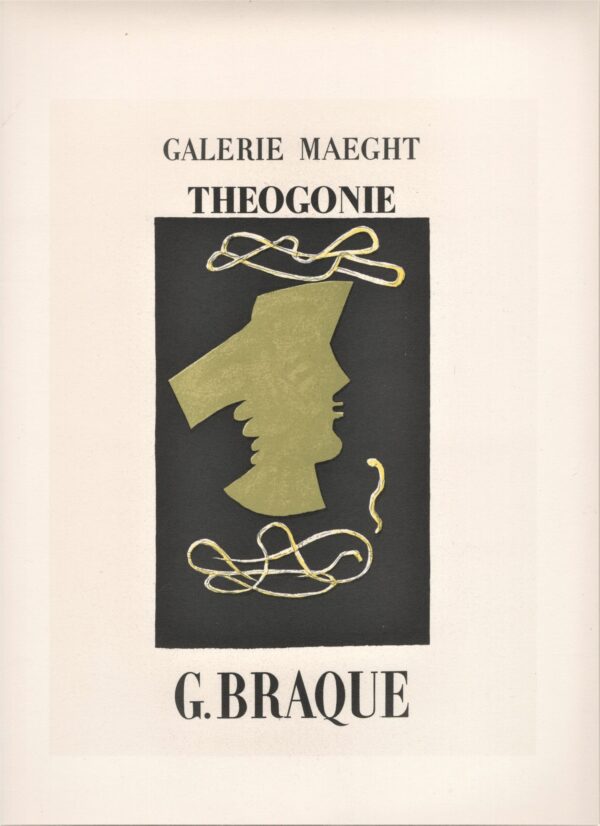 Georges Braque Théogonie, Galerie Maeght (1954)