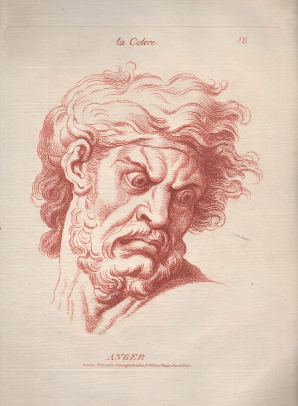 Charles Le Brun La Colere – Anger 1770