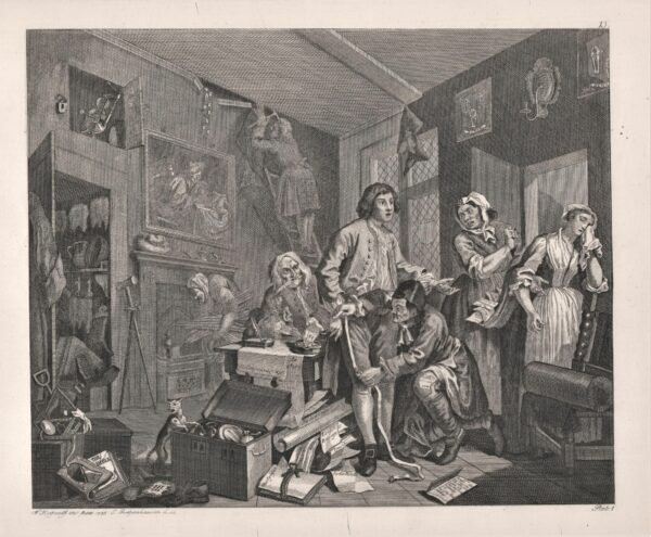 William Hogarth The Rake's Progress – The Heir