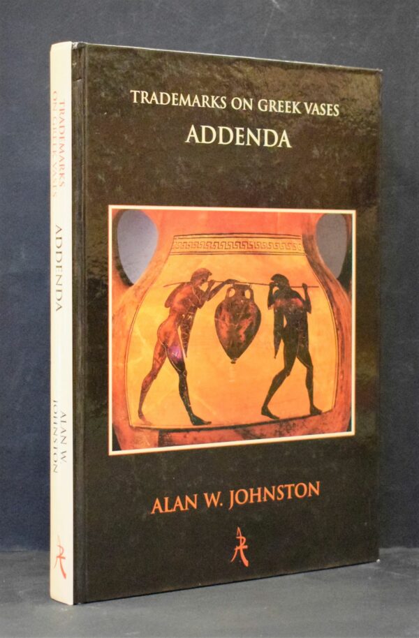ALAN W. JOHNSTON Trademarks on Greek Vases - Addenda book
