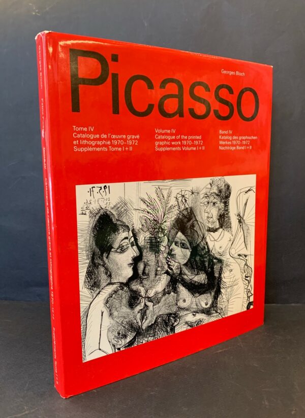 Picasso Catalogue printed graphic work 1970-1972 book