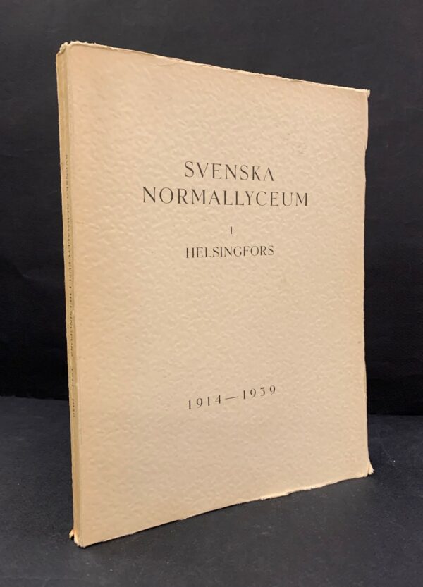 Svenska normallyceum i Helsingfors 1914-1939