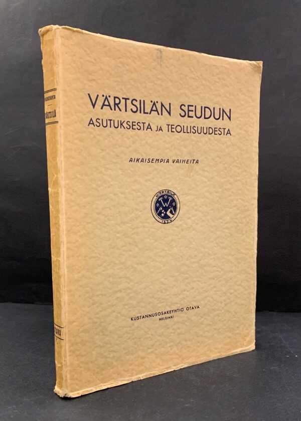 Piirteitä Värtsilän seudun asutuksesta ja teollisuudesta
