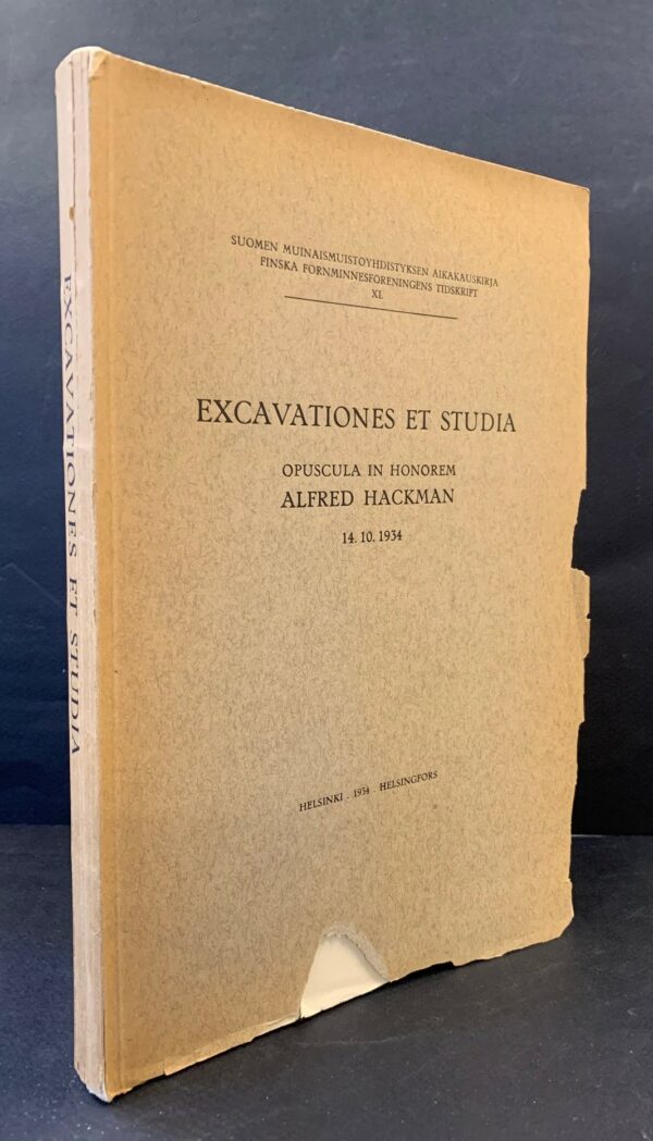 Excavationes et Studia - Opuscula in Honorem Alfred Hackman