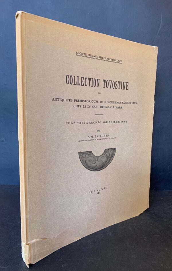 A. M. TALLGREN Collection Tovostine des antiquités préhistoriques