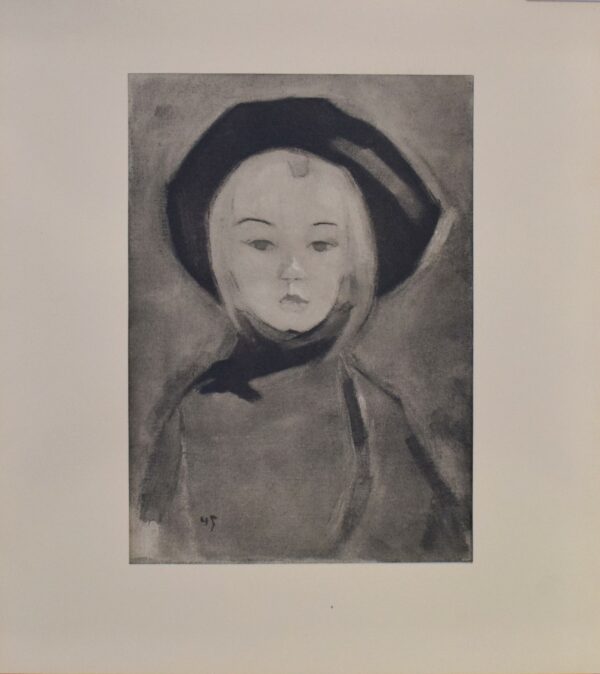 Helene Schjerfbeck: Flicka med blått band (1945)