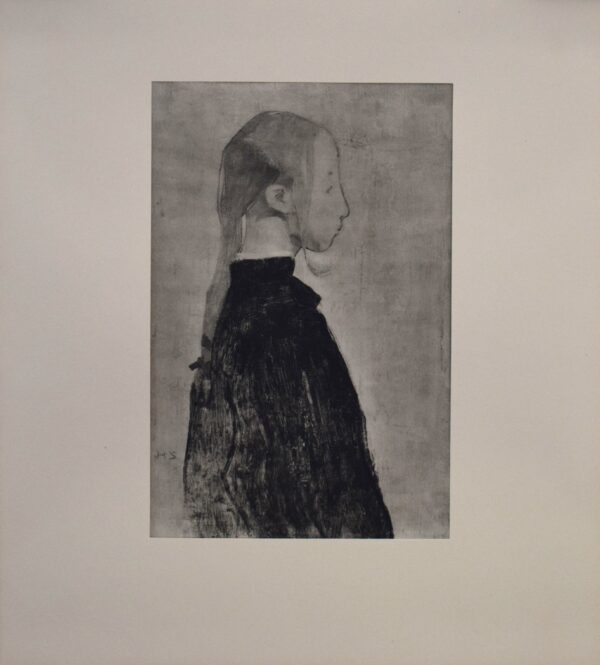 Helene Schjerfbeck: Flicka i svart (1904)