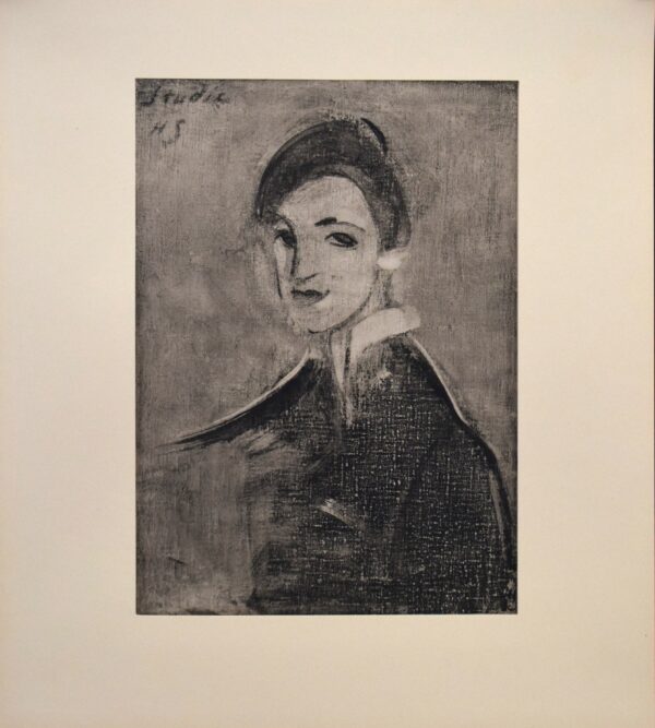 Helene Schjerfbeck: Sångerskan (1917)