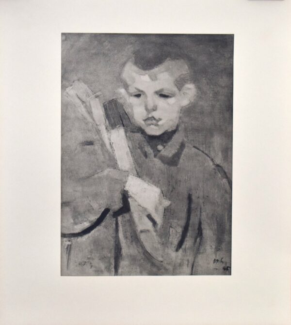 Helene Schjerfbeck: Vedhuggaren (1945)
