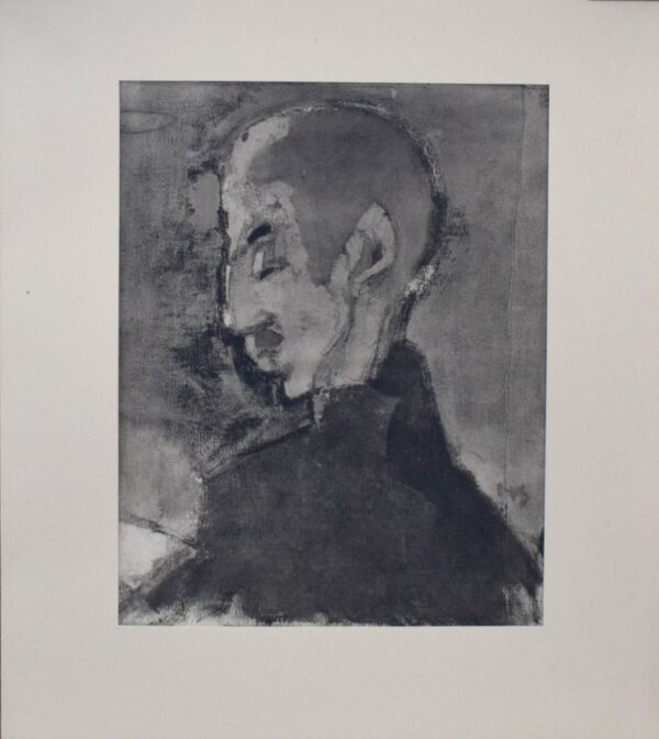 Helene Schjerfbeck: Mansprofil (1928)