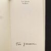 TOVE JANSSON Stenåkern pre-title page with signature